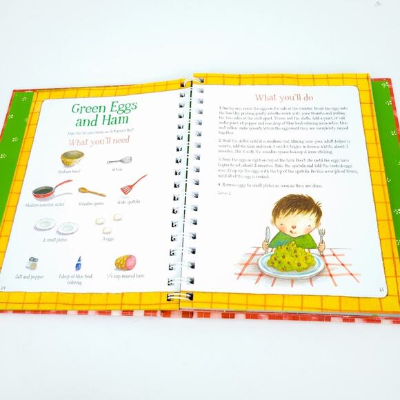 Paula Deen's My First Cookbook Kids, Hardcover, Spiral, Fun Illustrations - Picture 3 of 3